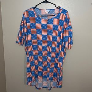 LuLaRoe American Flag Irma XS